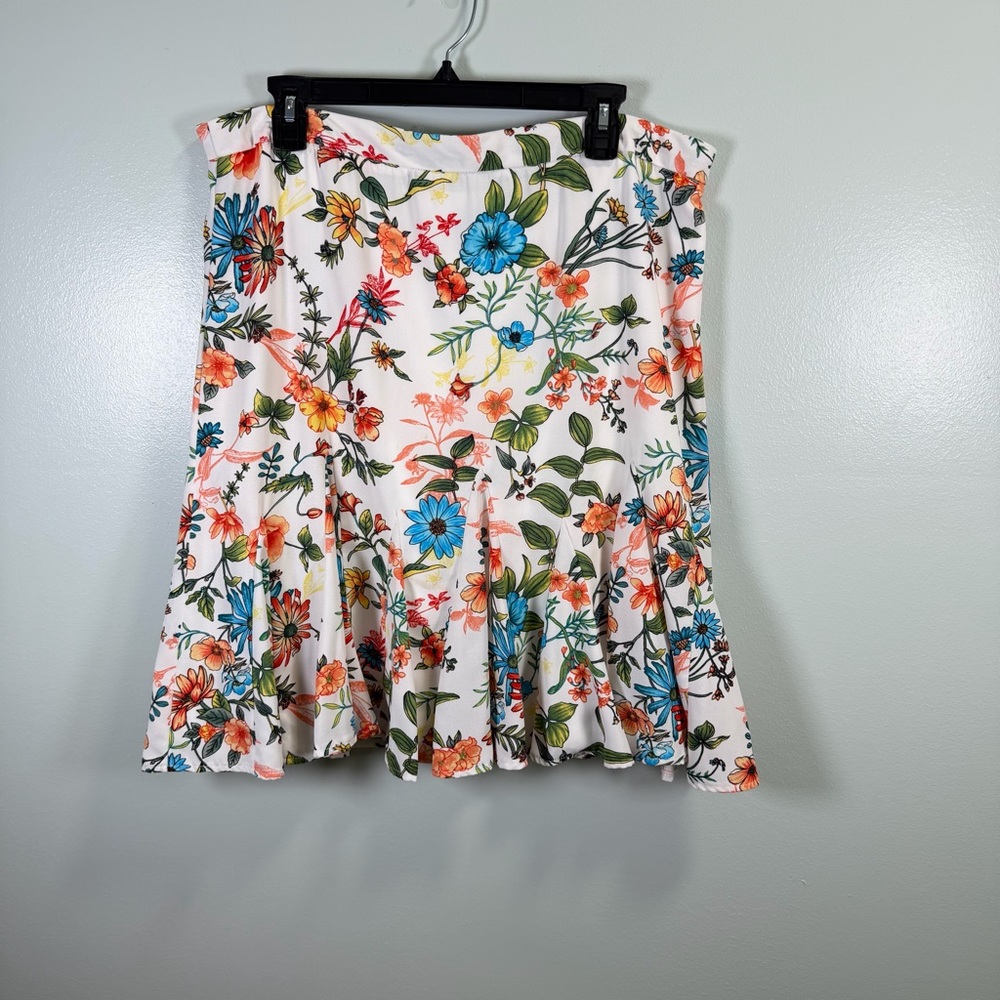 Investments Floral Print Women's Skirt Sz 14